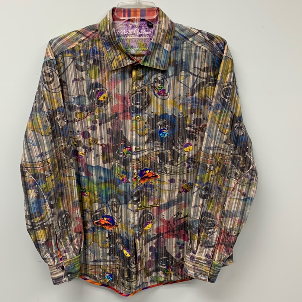 ROBERT GRAHAM Limited Edition Long Sleeve Button Up Shirt